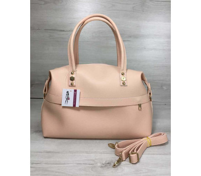 Жіноча сумка Ірен пудрового кольору WeLassie