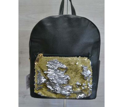 Рюкзак молодіжний «Паєтки» золота змія WeLassie