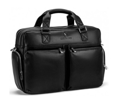 Велика містка шкіряна сумка для відряджень Royal Bag RB002A