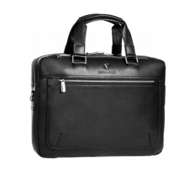 Чоловіча шкіряна сумка для ноутбука з наплічним ременем Royal Bag RB005A