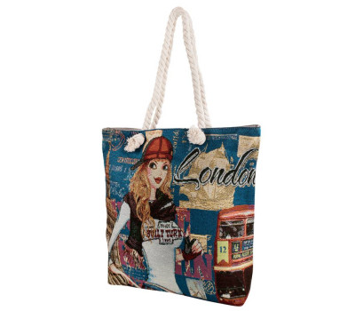 Жіноча пляжна тканинна сумка VALIRIA FASHION 3DETAL1811-4