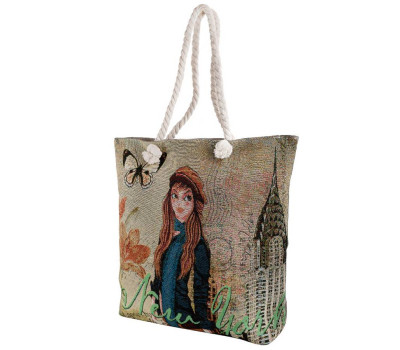 Жіноча пляжна тканинна сумка VALIRIA FASHION 3DETAL1811-3