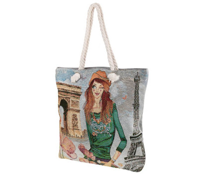 Жіноча пляжна тканинна сумка VALIRIA FASHION 3DETAL1811-2