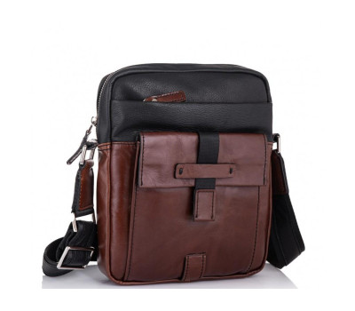 Чоловіча шкіряна сумка через плече Tiding Bag t0037