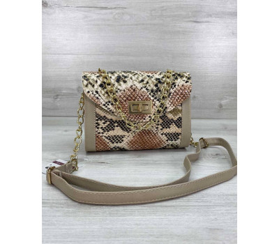 Жіноча сумка «Бэсс» бежева WeLassie