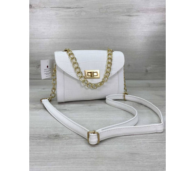 Жіноча сумка «Бэсс» біла WeLassie