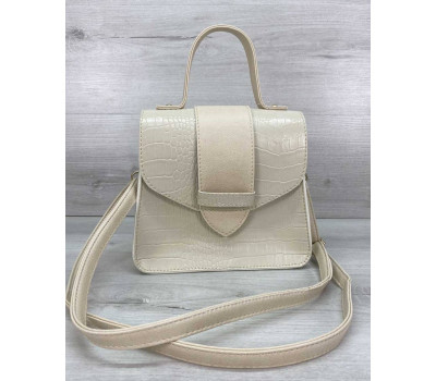 Жіноча сумка «Обі» бежева WeLassie