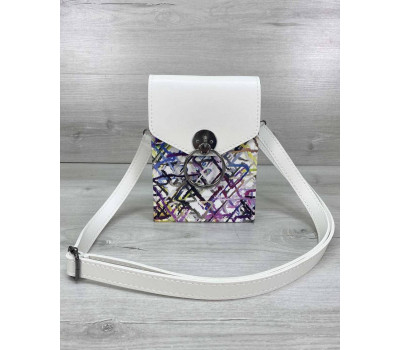 Клатч жіночий «Gina» білий WeLassie