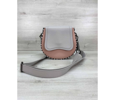 Сумка «Megan» пудра з сірим WeLassie