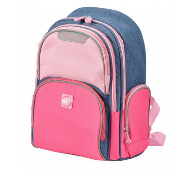 Шкільний рюкзак YES S-30 Juno Girls style рожевий / блакитний 558444
