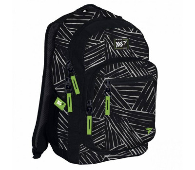 Рюкзак шкільний YES T-57 Strokes черн / зел 558355