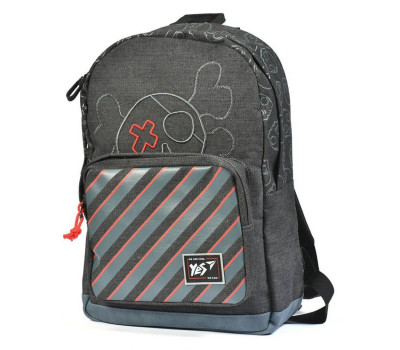 Рюкзак шкільний YES T-67 Skull, чорний 558276