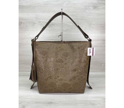 Жіноча сумка «Шеррі» кавова WeLassie