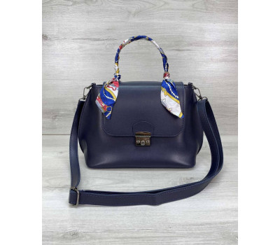 Жіноча сумка клатч «Ліам» темно-синій WeLassie