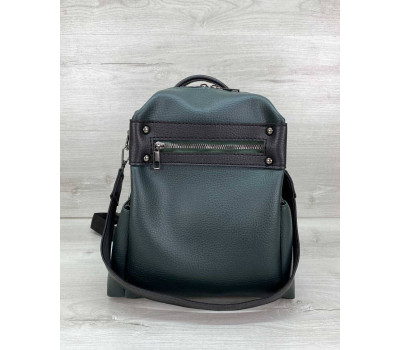 Женский рюкзак сумка «Dacio» темно зеленый WeLassie