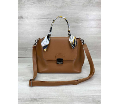 Жіноча сумка клатч «Ліам» руда WeLassie