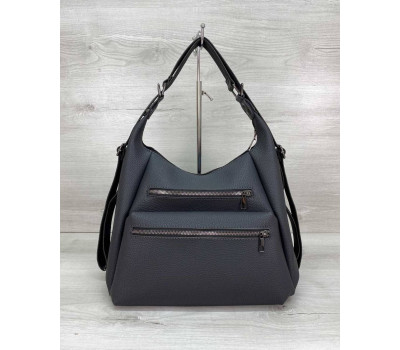 Жіночий сумка рюкзак «Голді» графітовий WeLassie