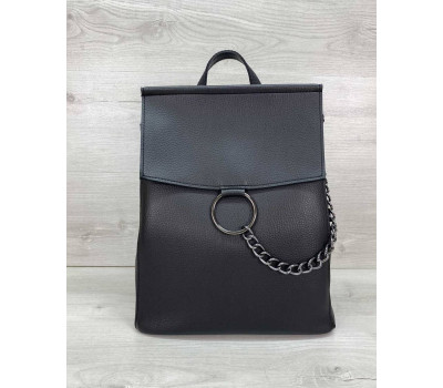 Сумка рюкзак «Маріо» чорний WeLassie