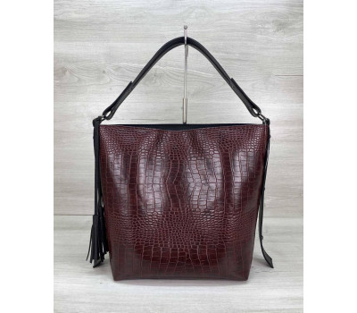 Жіноча сумка «Шеррі» бордова WeLassie