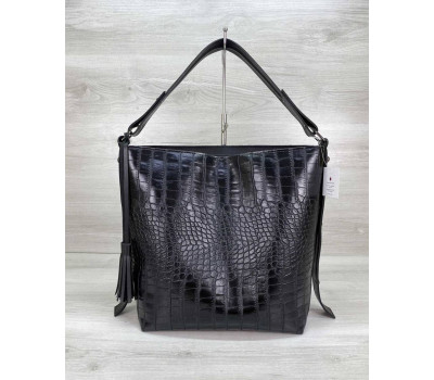 Жіноча сумка «Шеррі» чорна WeLassie