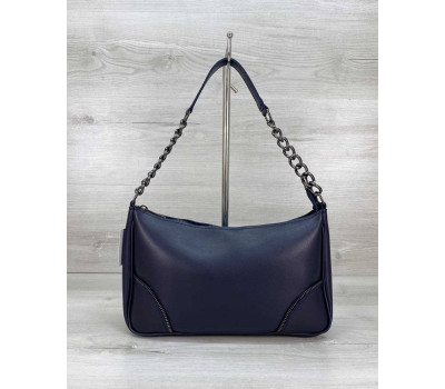Жіноча сумка «Луна» темно синя WeLassie