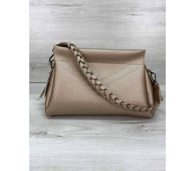 Жіноча сумка «Paris» золота WeLassie