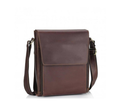 Мужская сумка через плечо из натуральной кожи Tiding Bag 7055B-2