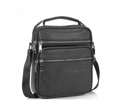 Чоловіча шкіряна сумка через плече месенджер Tiding Bag NM23-2306A
