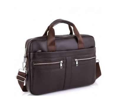Кожаная сумка для ноутбука Tiding Bag A25-1120C