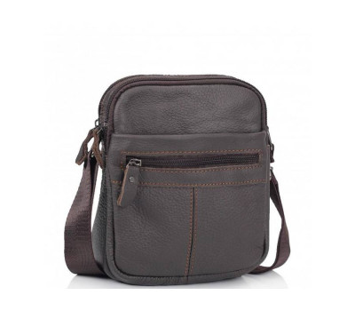 Сумка через плече маленька коричнева Tiding Bag NM20-1811DB