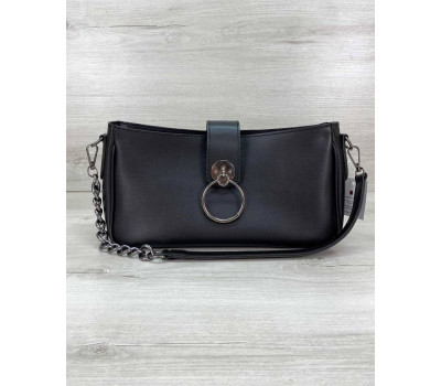 Жіноча сумка «Евері» чорна WeLassie