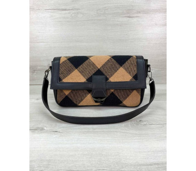 Жіноча сумка «Наомі» гірчична клітина WeLassie